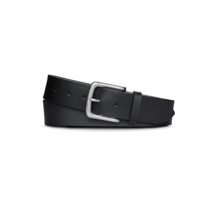 1 1/2" Essential Belt Natural Leather - Black