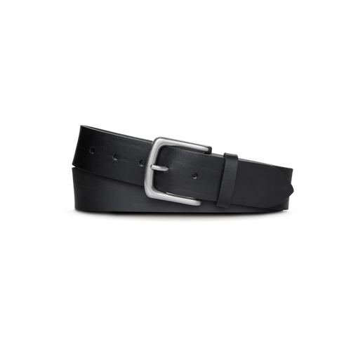 1 1/2" Essential Belt Natural Leather - Black