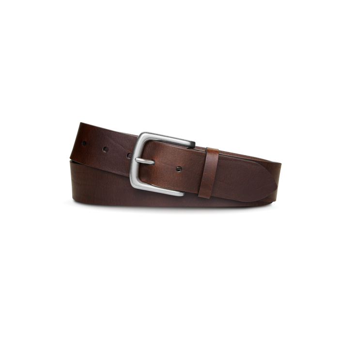 1 1/2" Essential Belt Natural Leather - Dark Brown