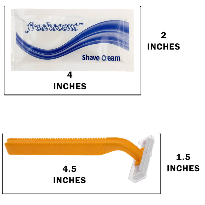 10 Piece Deluxe Wholesale Hygiene Kits - Travel Toiletry Supplies - Bulk Case of 96