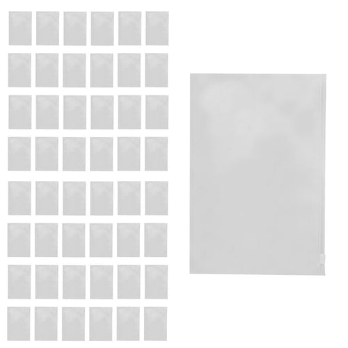 10" Wholesale Clear Pencil Pouches - Bulk School Supplies - Case of 48 Pencil Pouches