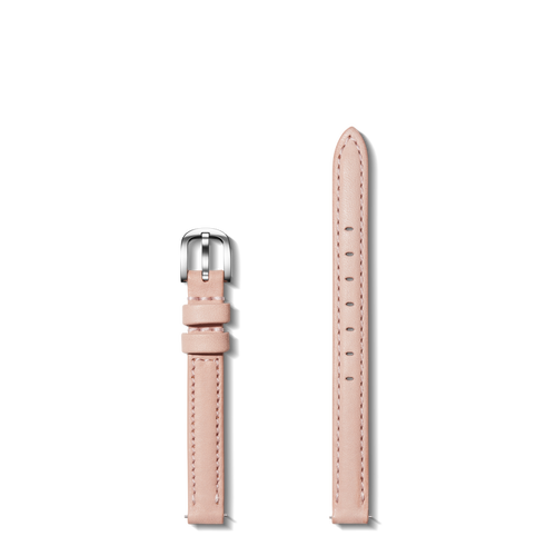 10mm Blush Leather Watch Strap - Blush