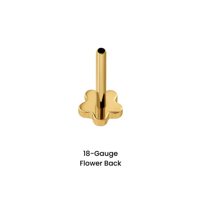 Gold / Flower / 5mm