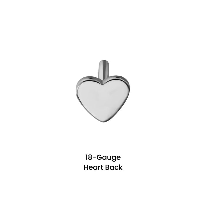 Titanium / Heart / 5mm