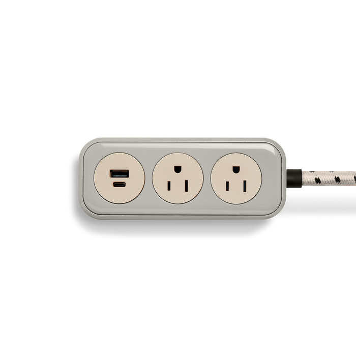 2 Port Power Supply - Stone
