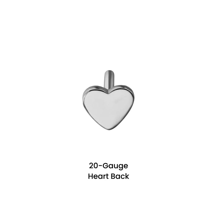 Titanium / Heart / 5mm