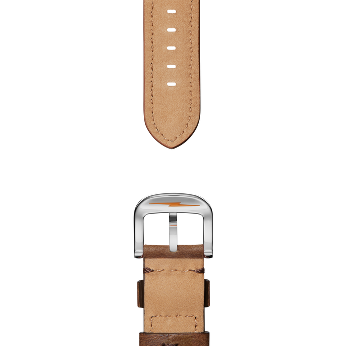 20mm British Tan Leather Watch Strap (XL) - British Tan