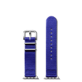 20mm Cobalt Blue Split Nylon Apple Watch Strap - Cobalt