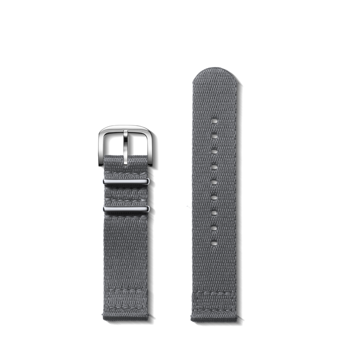 20mm Gray G10 Nylon Watch Strap - Gray