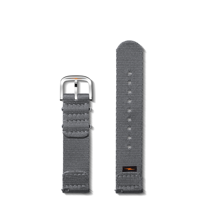 20mm Gray G10 Nylon Watch Strap - Gray
