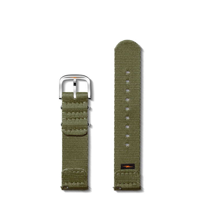 20mm Khaki G10 Nylon Watch Strap - Khaki