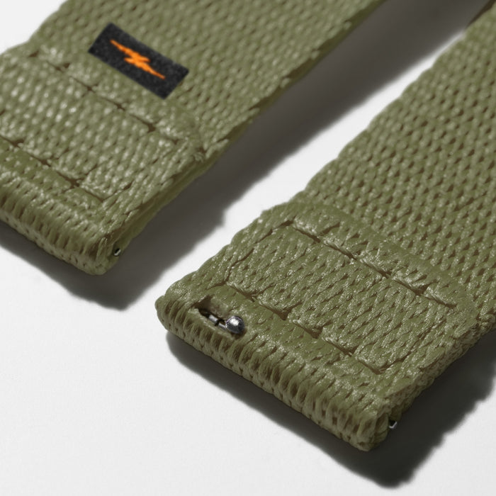 20mm Khaki G10 Nylon Watch Strap - Khaki