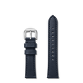 20mm Navy Leather Watch Strap - Navy
