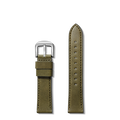 20mm Olive Leather Watch Strap - Olive