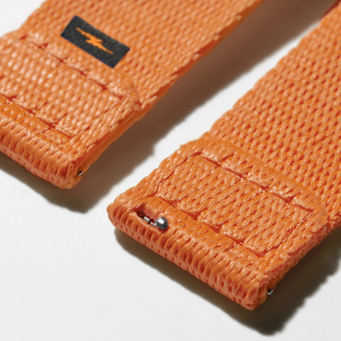 20mm Orange G10 Nylon Watch Strap - Orange