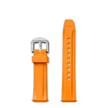20mm Orange Rubber Watch Strap - Orange