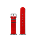 20mm Red Split Nylon Apple Watch Strap - Red