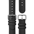 20mm Rubber Strap - Black Dash Loop