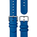 20mm Rubber Strap - Blue Dash Loop