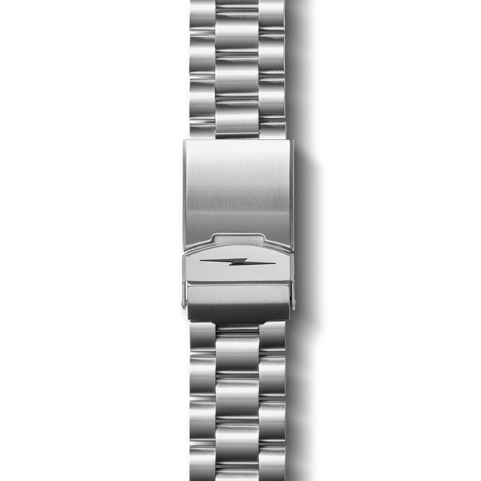 22mm Monster Stainless Steel 3-Link Bracelet - Stainless Steel