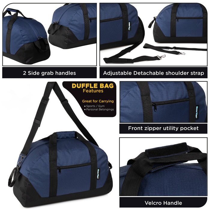 25" Wholesale Duffle Bag in Assorted Colors  - Bulk Case of 12 Duffels
