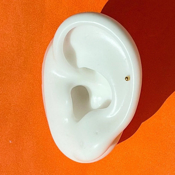 2mm Micro Dot Flat Back Stud - Surgical Steel