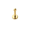2mm Micro Dot Flat Back Stud - Titanium