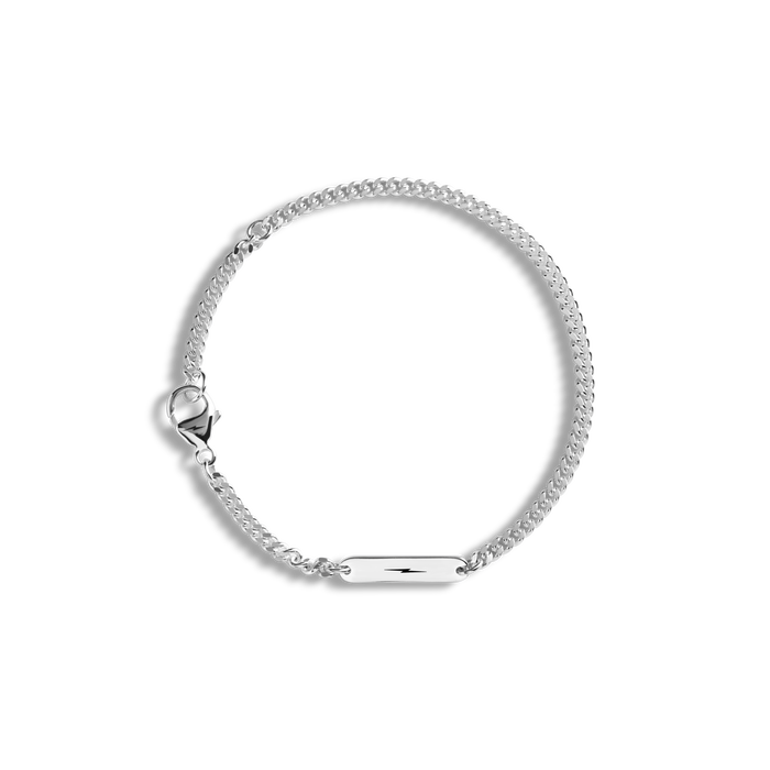 3mm Gauge Chain Bracelet - Sterling Silver