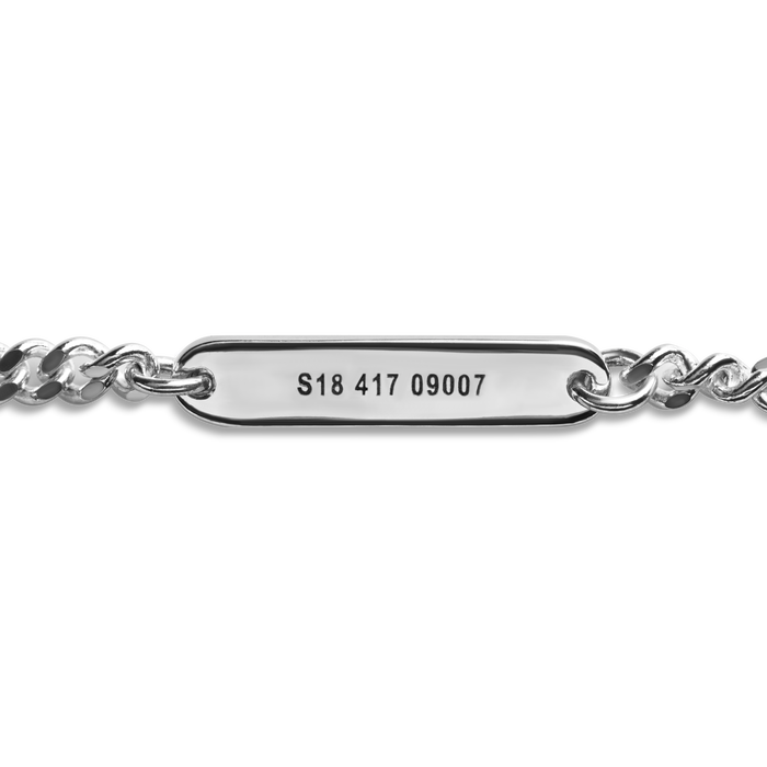 3mm Gauge Chain Bracelet - Sterling Silver