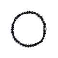 4mm Beaded Onyx Bracelet - Onyx
