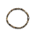 4mm Beaded Petoskey Bracelet - Petoskey
