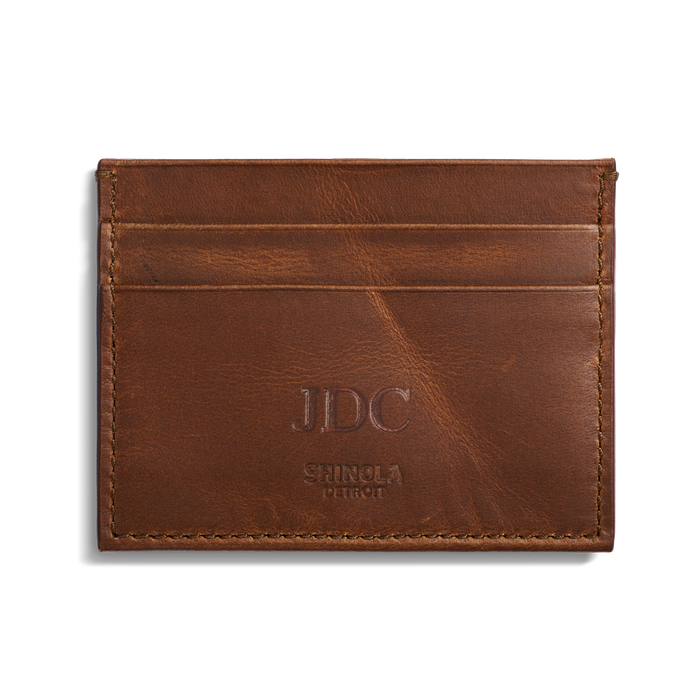 5 Pocket Card Holder - Medium Brown