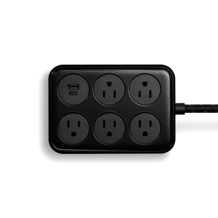5 Port Power Supply - Black