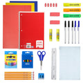 50 Piece Premium Wholesale School Supply Kits for Kids - Bulk Case of 12 Kits