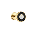 8 Ball Enamel Flat Back Stud