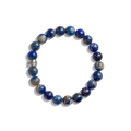 8mm Beaded Lapis Bracelet - Lapis