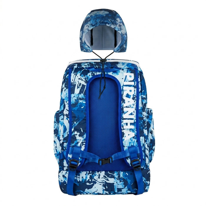 Abstract Print Sports Backpack With Shoe Compartment