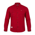 Alien Men Red Utility Button Front Shirt