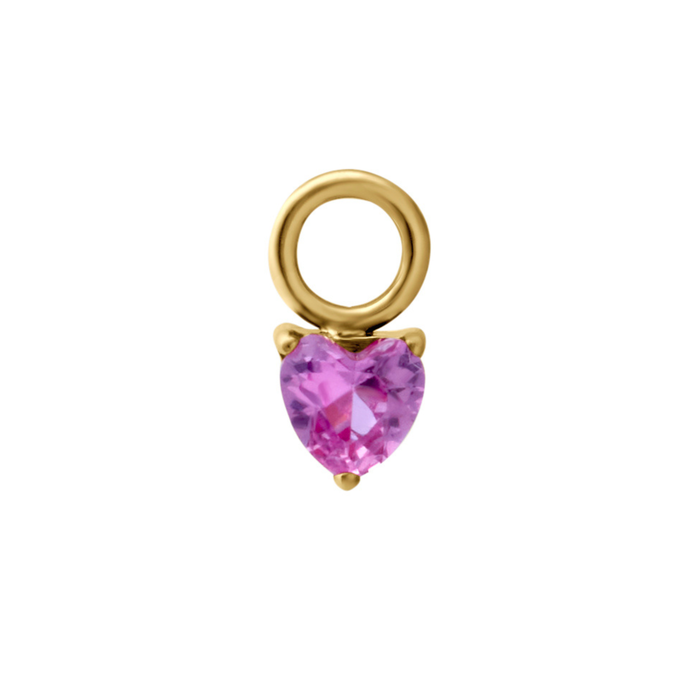 Amourette Hoop Charm - Rose