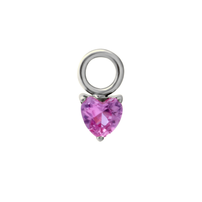 Amourette Hoop Charm - Rose