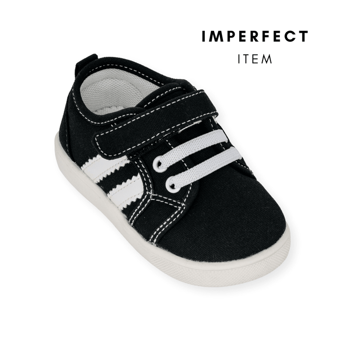 Andy Black Tennis Shoe (IMPERFECT) - Wee Squeak