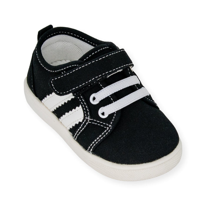 Andy Black Tennis Shoe - Wee Squeak
