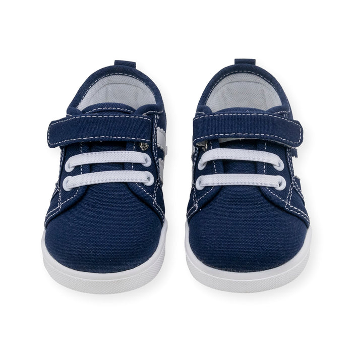 Andy Navy Tennis Shoe - Wee Squeak