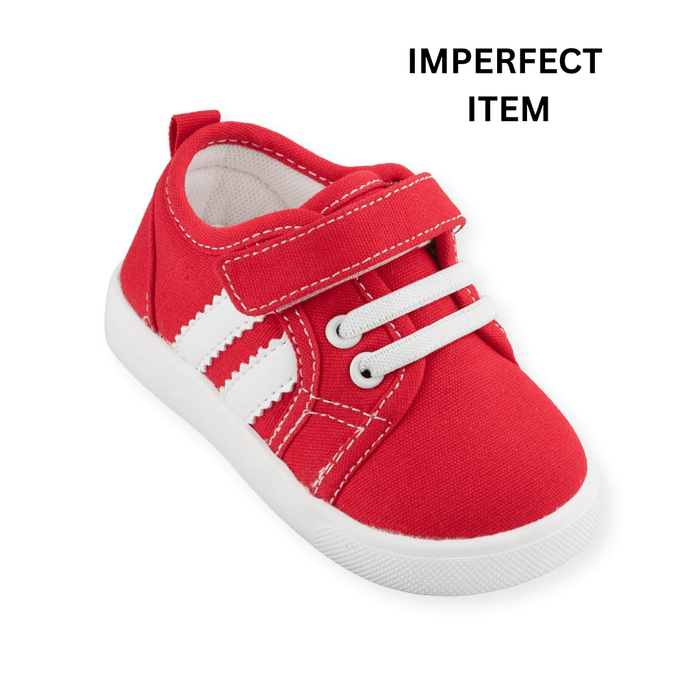 Andy Red Tennis Shoe (IMPERFECT) - Wee Squeak