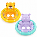Animal Baby Inflatable Swim Seat with Supportive Backrest