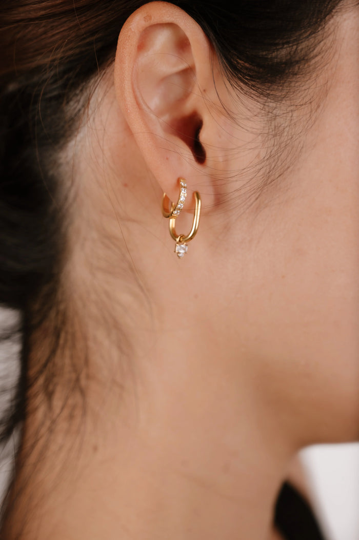 Apricity Titanium Hoops