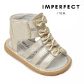 Athena Sandal Gold (IMPERFECT) - Wee Squeak