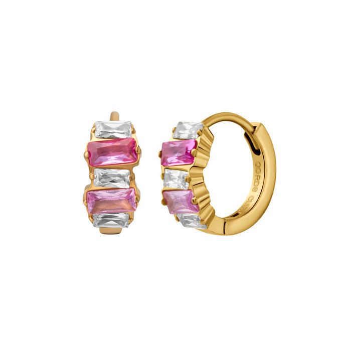Aurora Titanium Hoops