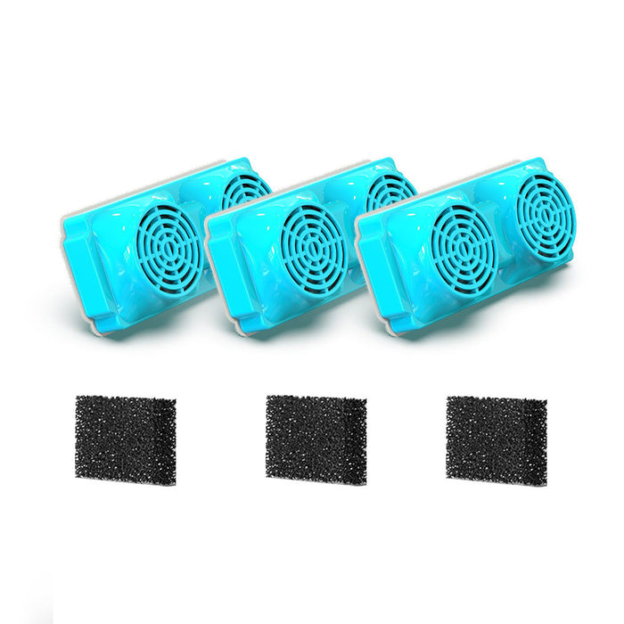 Rectangular Dual-Wing 3+3 Filter / US Plug USB