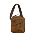 Av Faux Leather Crossbody Bag With Flap Pocket And Ring